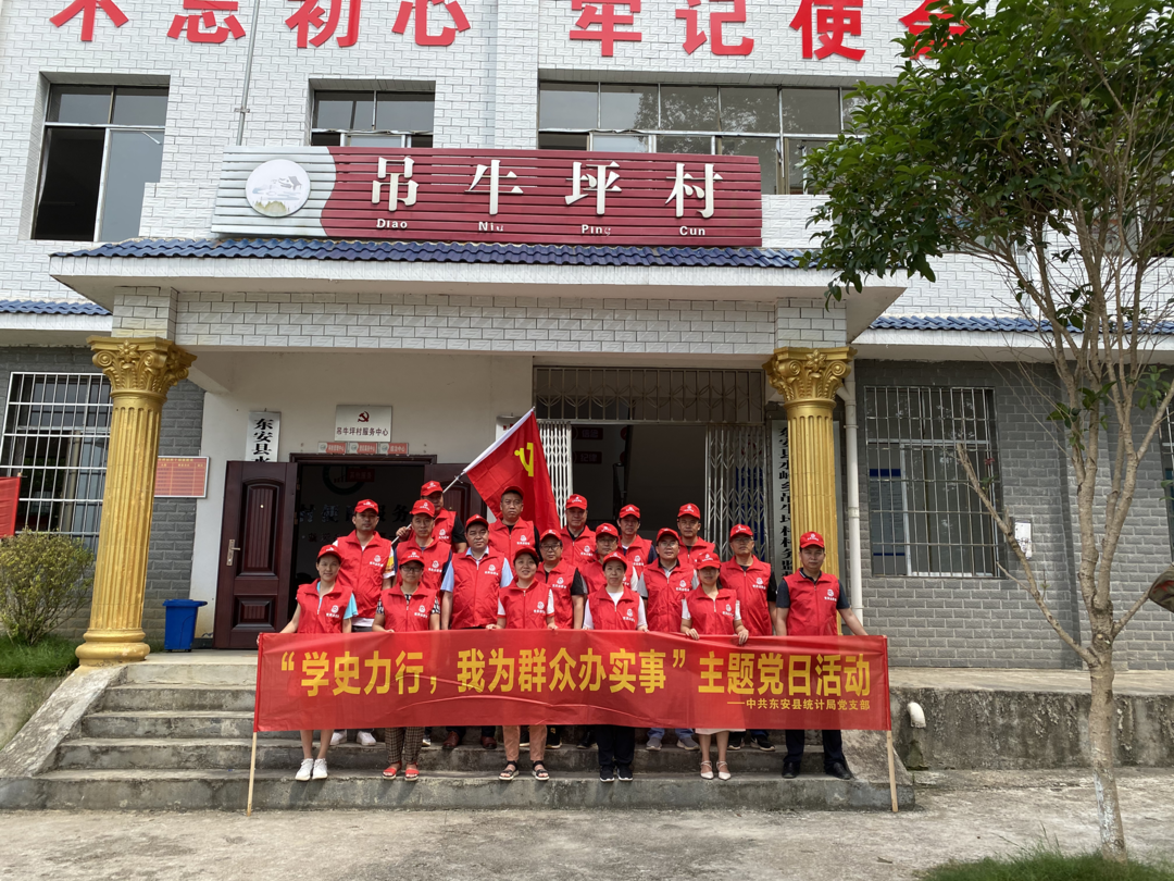 縣統計局開(kāi)展“學(xué)史力行 我為群眾辦實(shí)事”主題黨日活動(dòng)