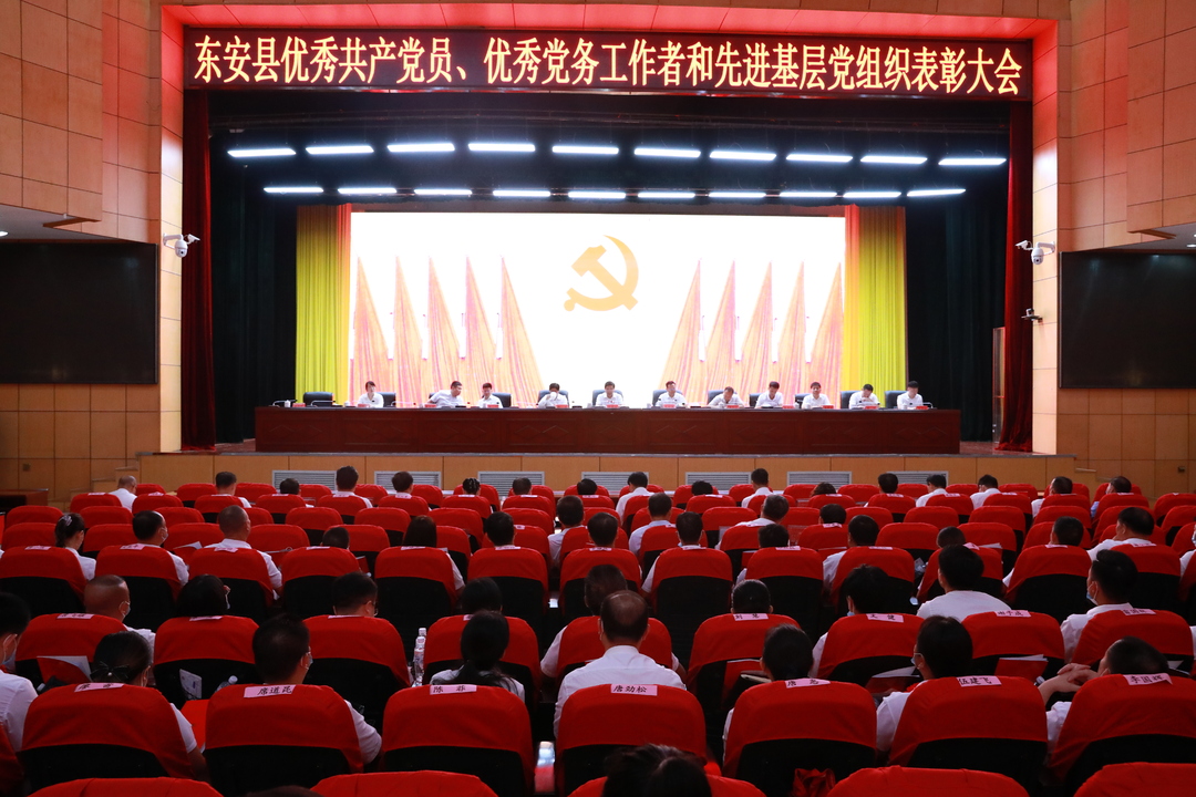 东安县召开优秀共产党员、优秀党务工作者和先进基层党组织表彰大会