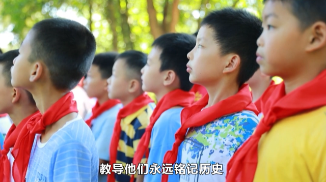 紀念抗戰勝利76周年 東安小學生緬懷革命先烈