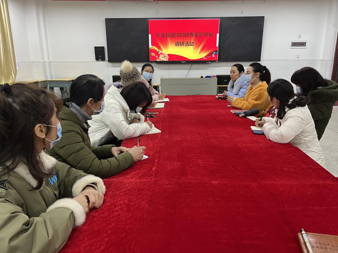 东安县政协妇联界委员开展中小学生心理健康调研活动