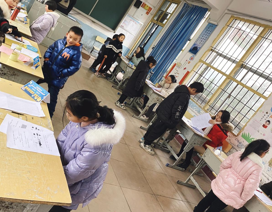 大庙口中心小学:“双减”素质测试 提升核心素养