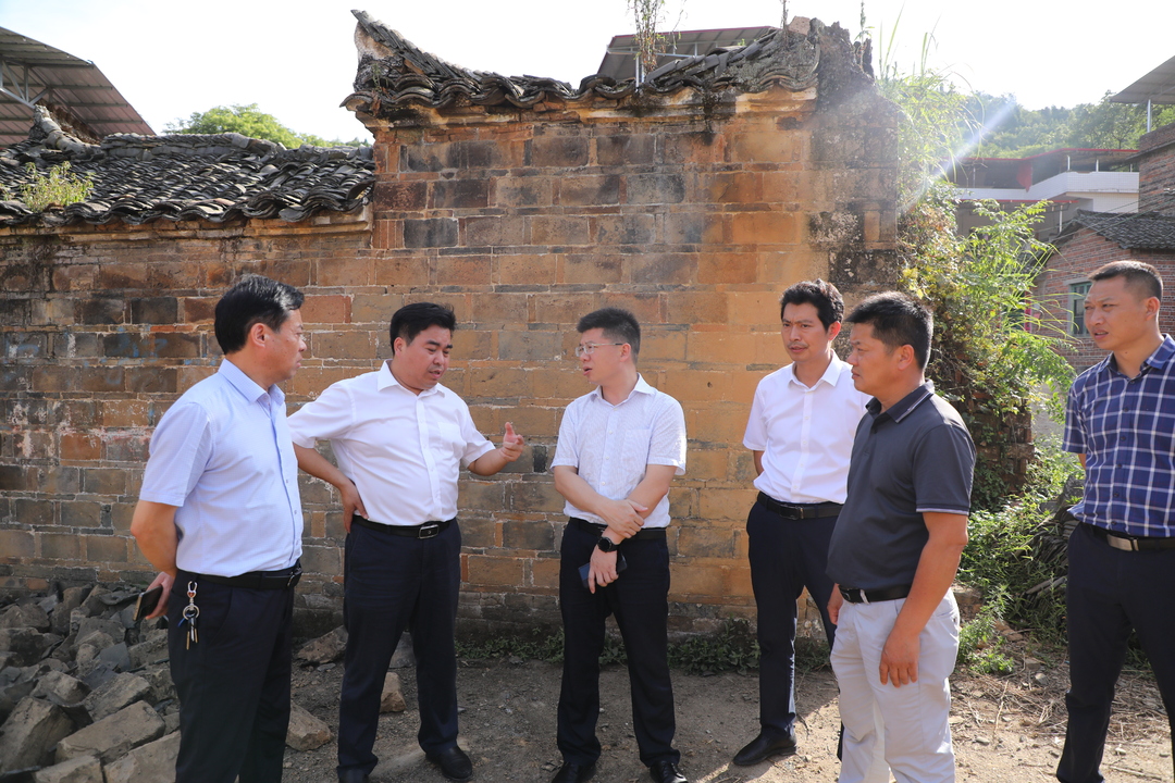 蔣華調研指導自建房安全專項整治工作