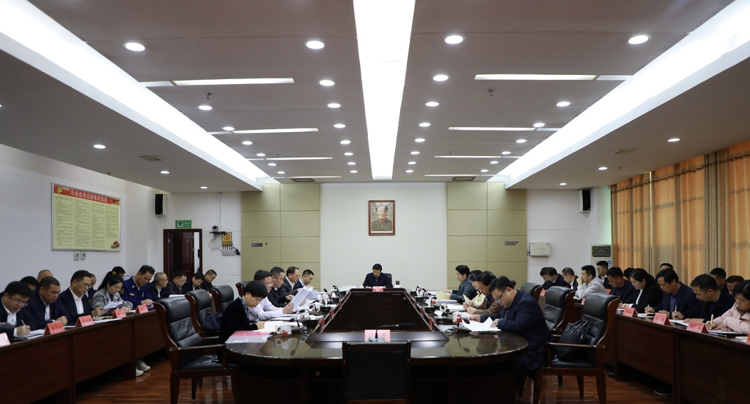 唐何主持召开2023年第5次县委常委会会议