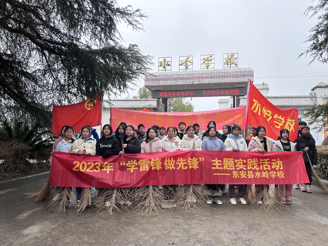 水嶺學校開展“學雷鋒 做先鋒”主題實踐活動