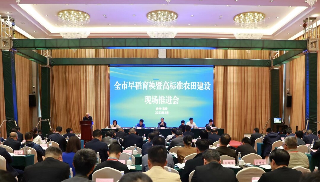 全市早稻育秧暨高标准农田建设现场推进会在东安召开