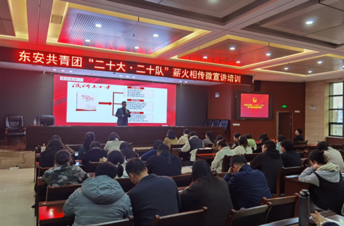 东安团县委开展“党的二十大精神”青年宣讲员培训