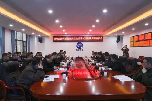 湖南省医保基金基层综合监管试点创建调研座谈会在东安召开