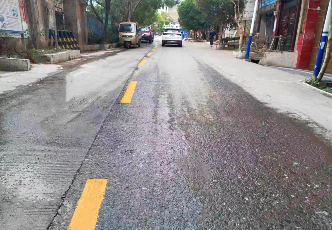 花桥镇：规划街道道路交通“安全线”