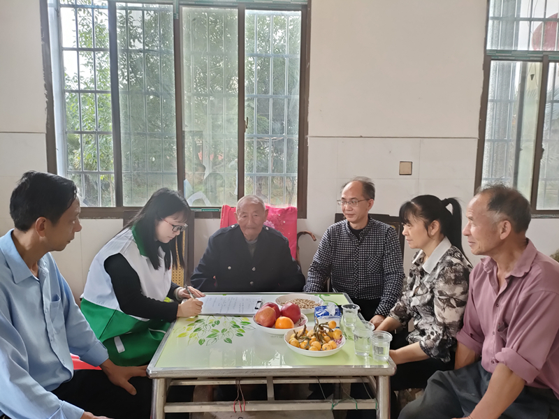 花桥镇开展抗美援朝老兵走访慰问活动