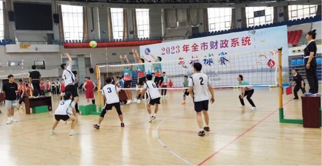 东安县财政局组队参加永州市财政系统第五届气排球赛