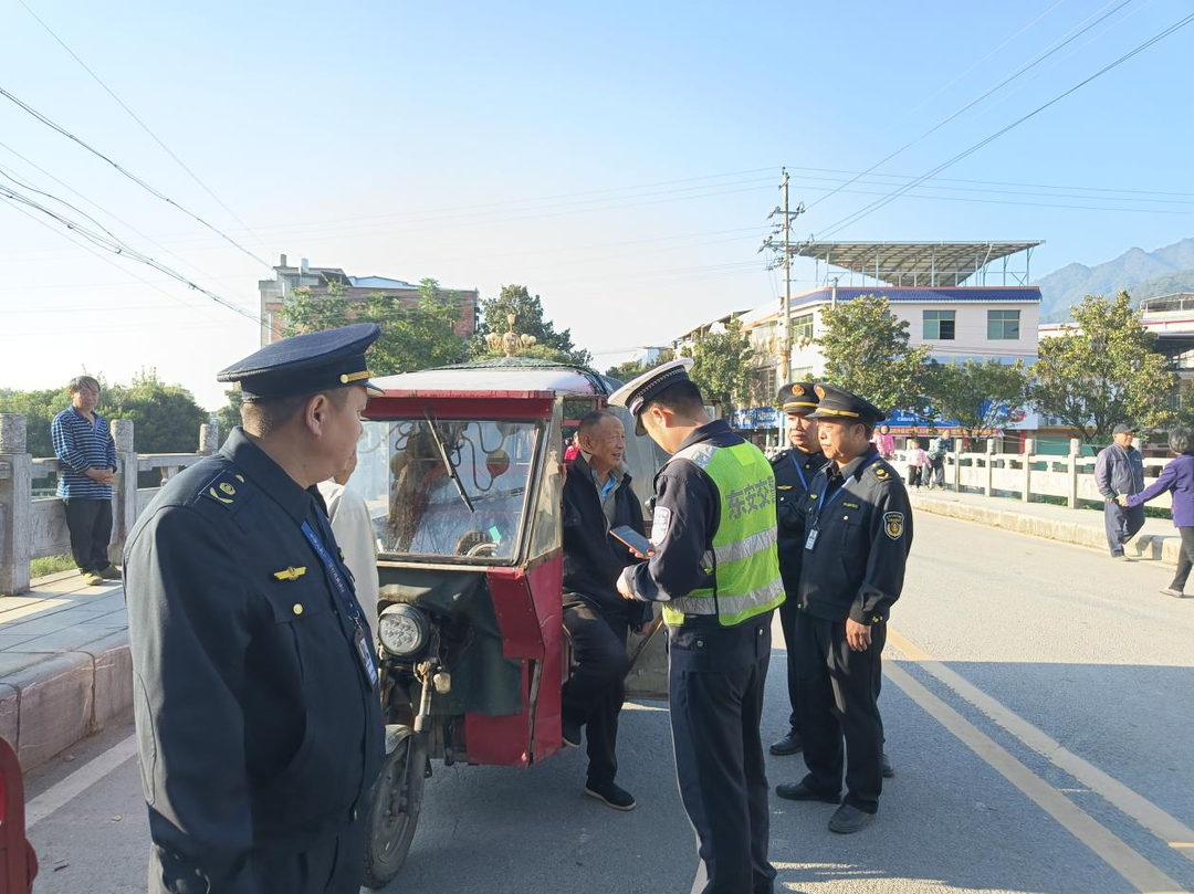大廟口鎮開展道路交通安全聯合執法行動