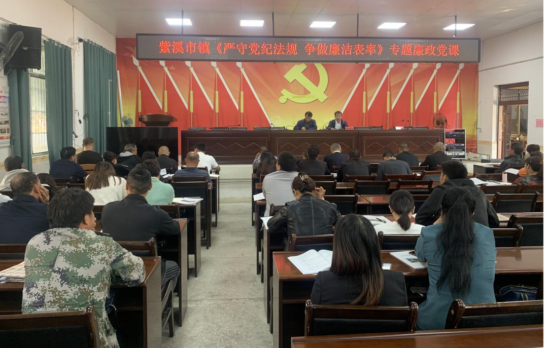 紫溪市鎮：廉政黨課筑牢財會人員思想防線
