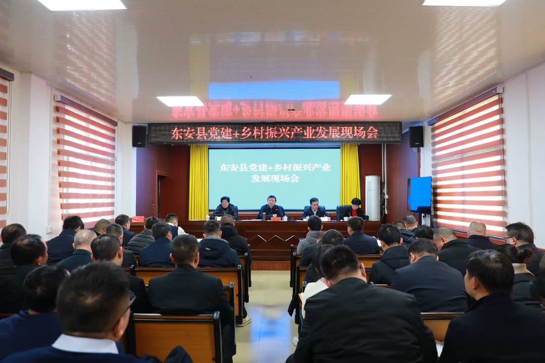 东安县召开党建+乡村振兴产业发展现场会