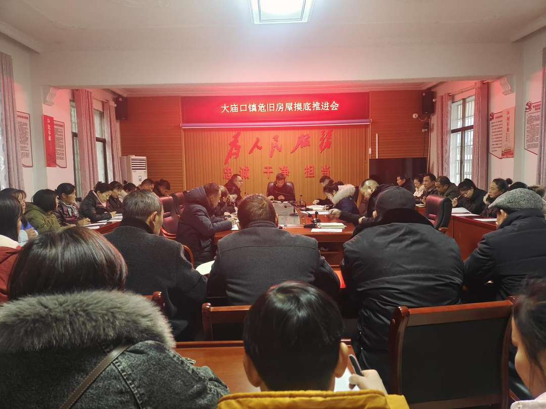 大庙口镇召开危旧房屋摸底工作推进会