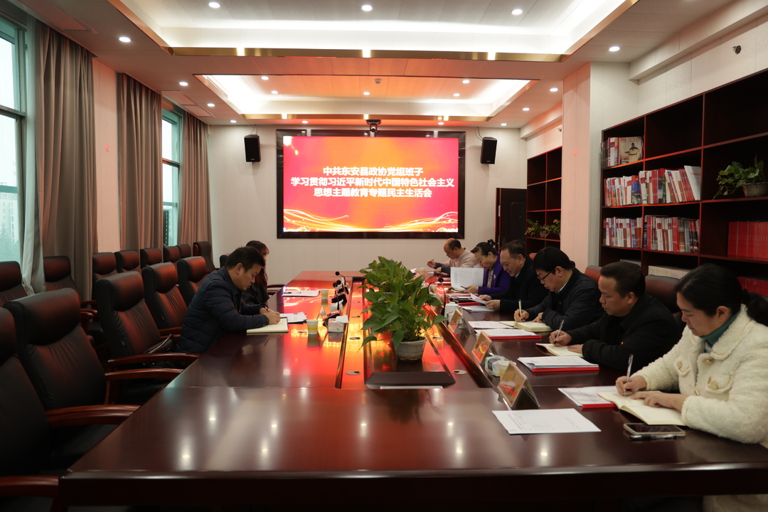 东安县人大常委会党组召开学习贯彻习近平新时代中国特色社会主义思想主题教育专题民主生活会
