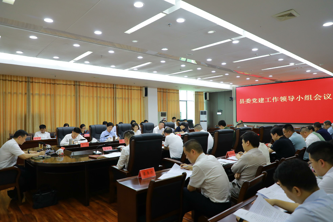 东安县召开县委党建工作领导小组会议