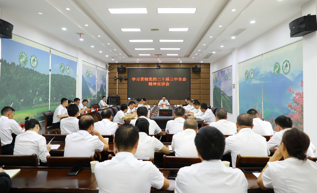 唐何到大廟口鎮、舜管局宣講黨的二十屆三中全會精神