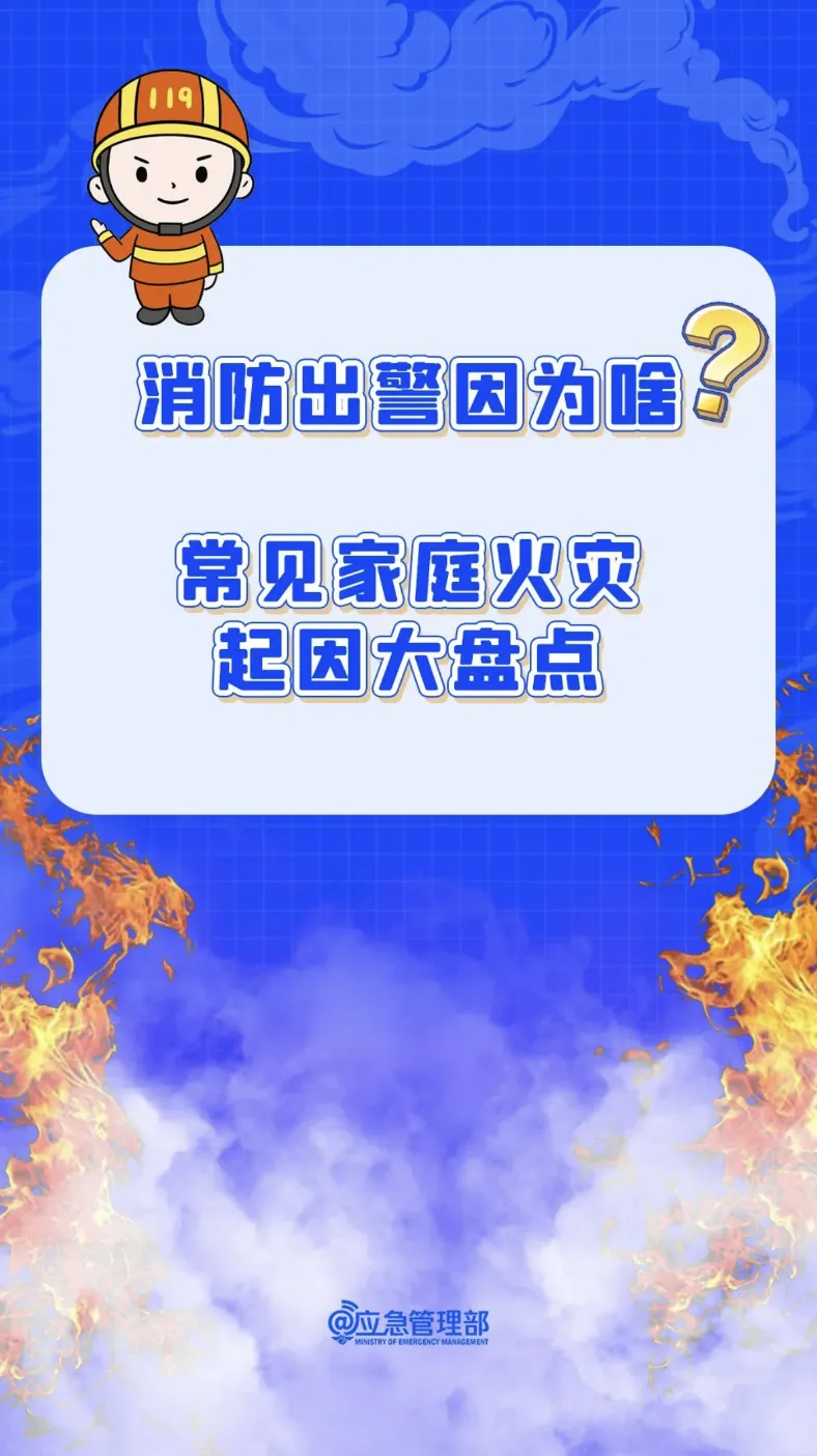 冬季防火莫大意，“七常六要”请牢记！