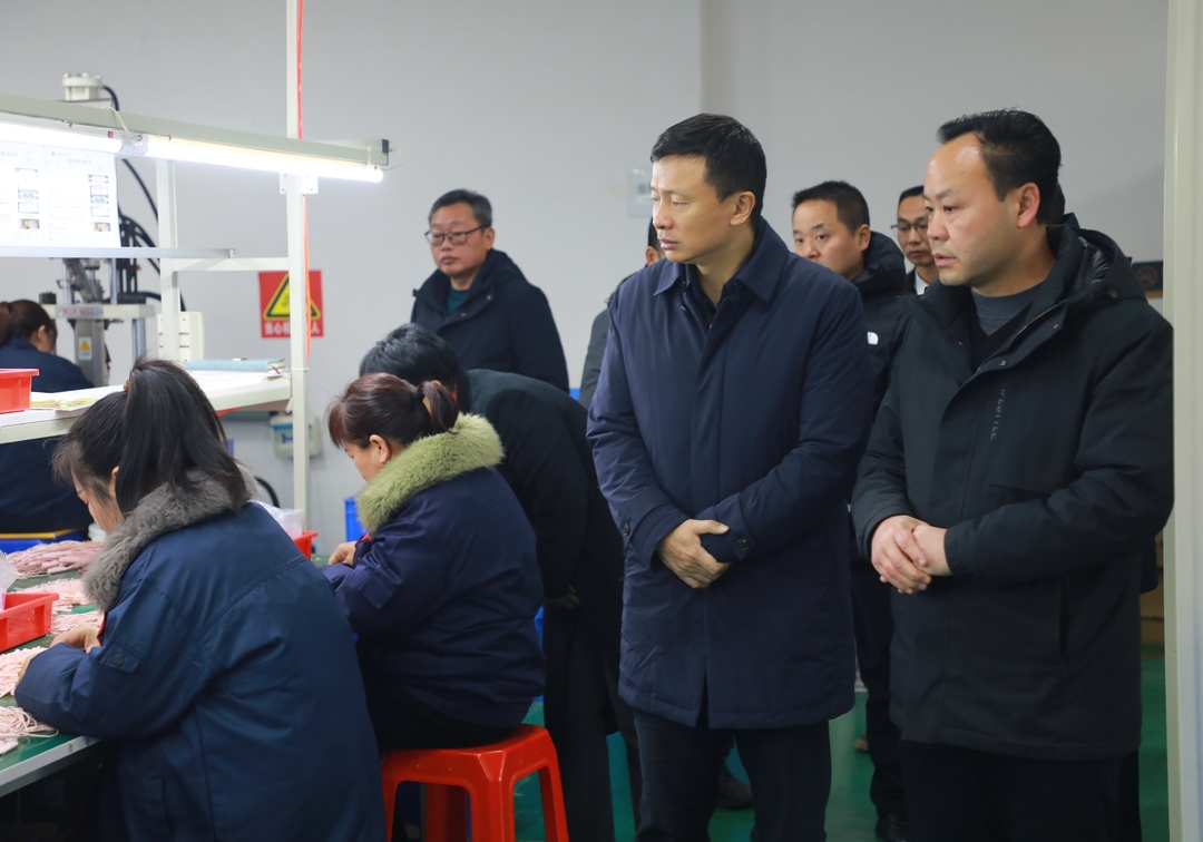 唐何調研重點企業復工復產工作