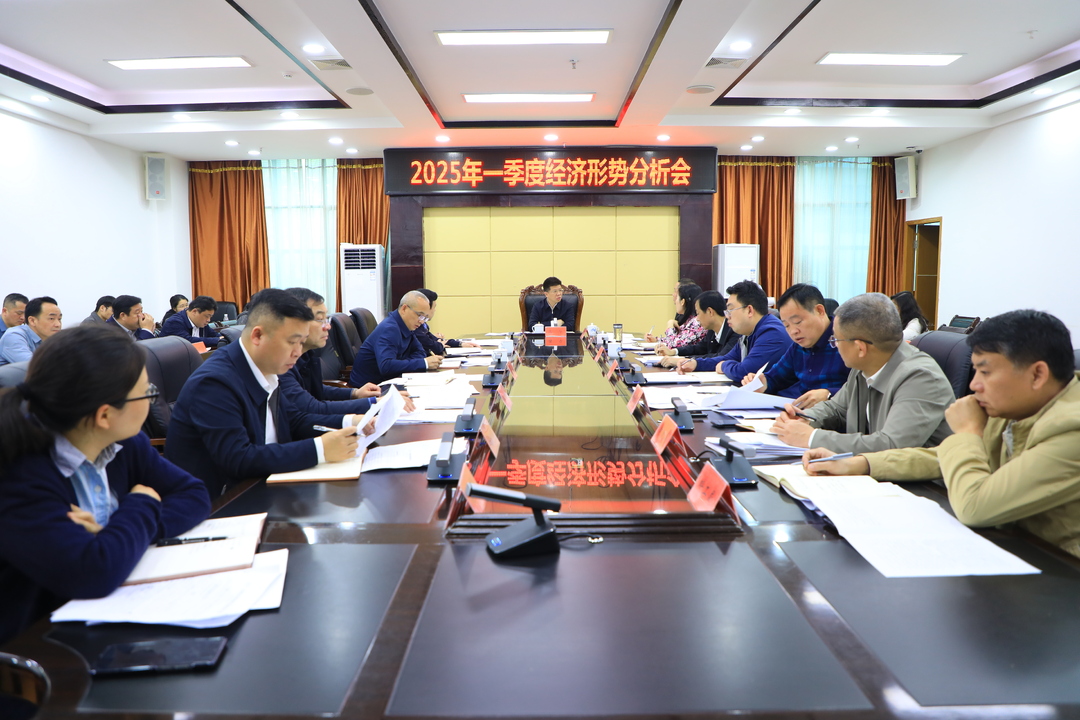 蔣華主持召開(kāi)2025年一季度經(jīng)濟形勢分析會(huì )