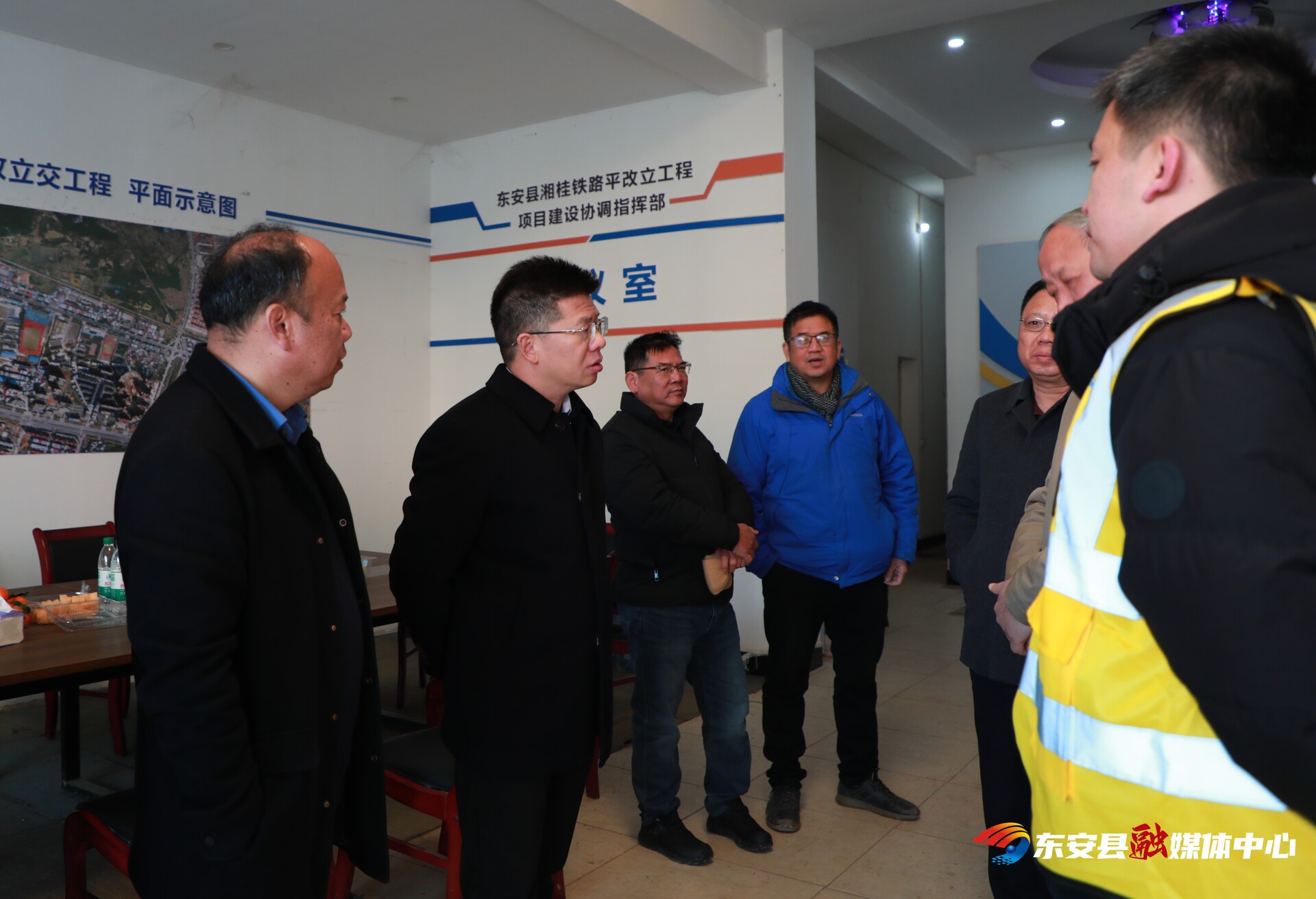 蒋华调研重点项目建设工作